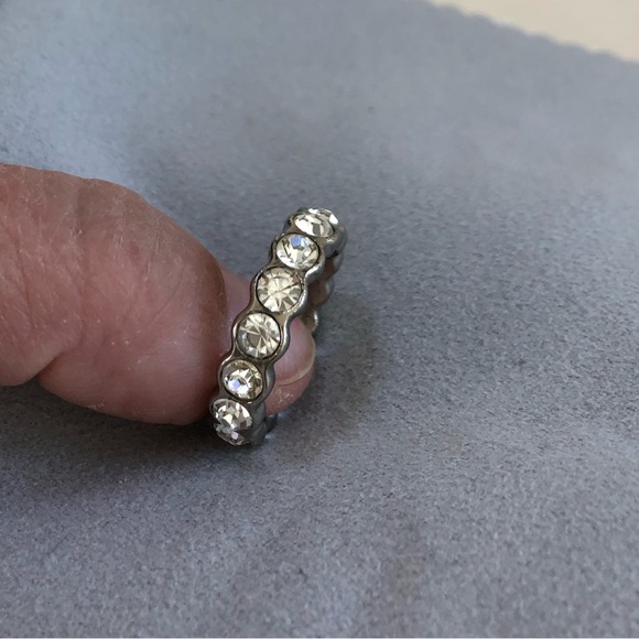 CZ vintage cocktail ring - Picture 3 of 9